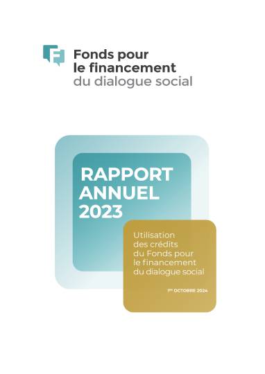 Rapport annuel sur l'utilisation des crédits